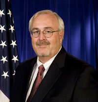 FEMA Administrator Craig Fugate in the FEMA Studio