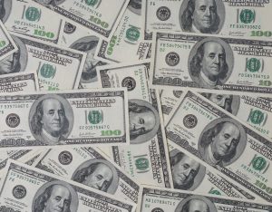 Dollars background