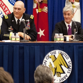 Ray Odierno and John McHugh (pictured left to right)