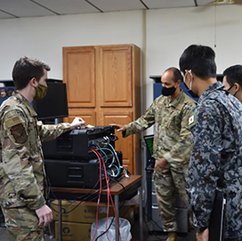 Japanese Forces Visit Air Control Squadron for Cyber Defense Input; Capt. Ali Syed Quoted