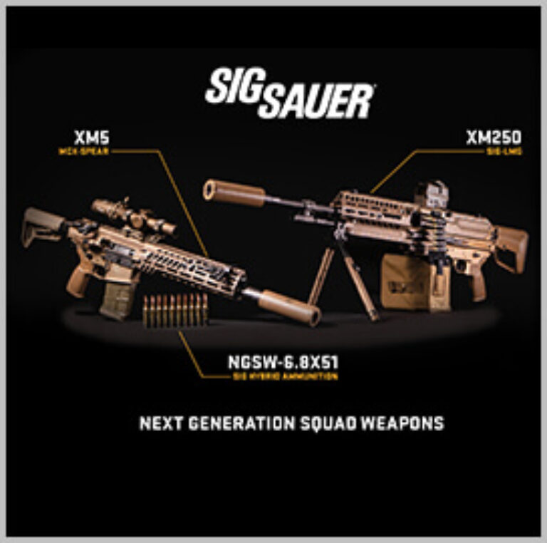 Army Taps Sig Sauer for 4.5B Squad Weapon Production Contract
