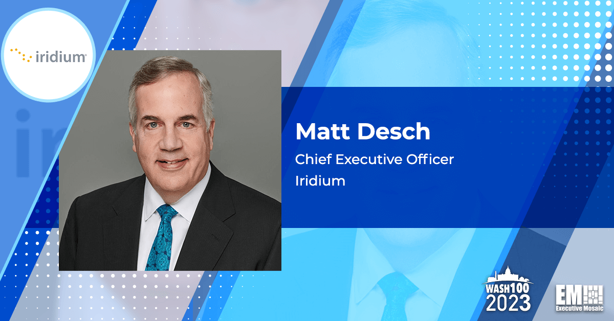 Iridium Introduces Certus Aircraft Connectivity Offering; Matt Desch Quoted - Vimarsana News