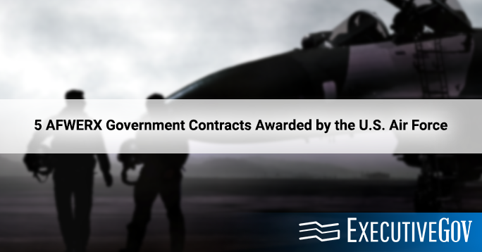5 AFWERX Government Contracts Awarded by the U.S. Air Force Executive Gov Top government contracts of the U.S. Air Force; AFWERX Government Contracts