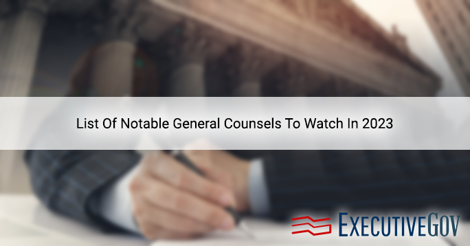 List Of Notable General Counsels To Watch In 2023 - Vimarsana News