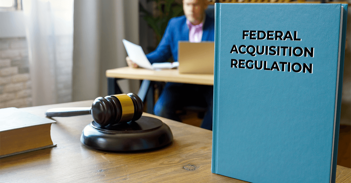 Book with Federal Acquisition Regulation title